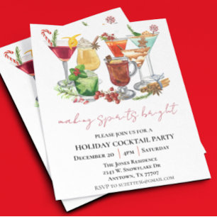 Making Spirits Bright Christmas Cocktail Party