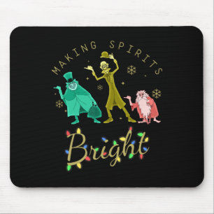 Making Spirits Bright Christmas Retro Groovy Chris Mouse Mat
