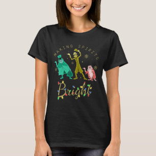 Making Spirits Bright Christmas Retro Groovy Chris T-Shirt