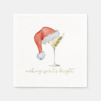 Making Spirits Bright Cocktail Napkin