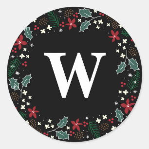 Making Spirits Bright Personalised Holiday Sticker