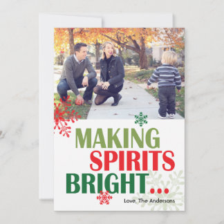 Making Spirits Bright Photo Card