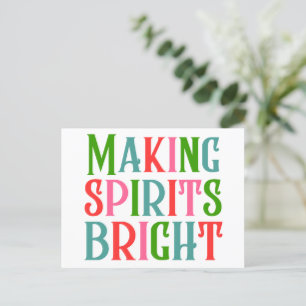 Making Spirits Bright Postcard