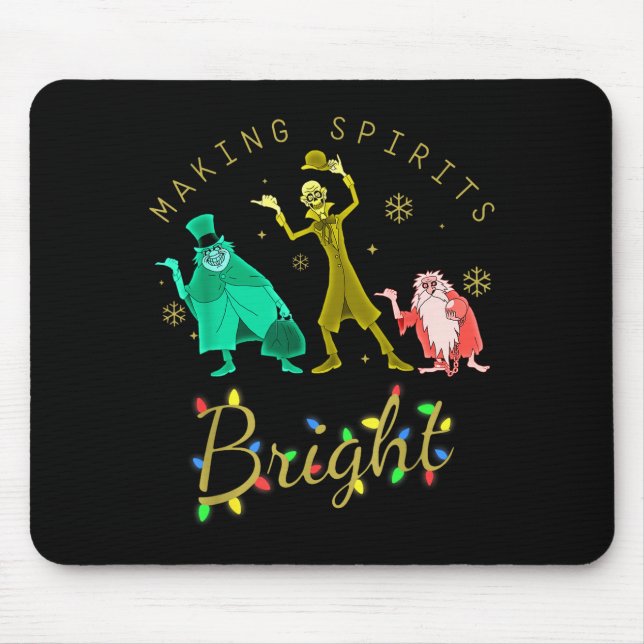 Making Srits Bright Christmas Retro Groovy Christm Mouse Mat (Front)