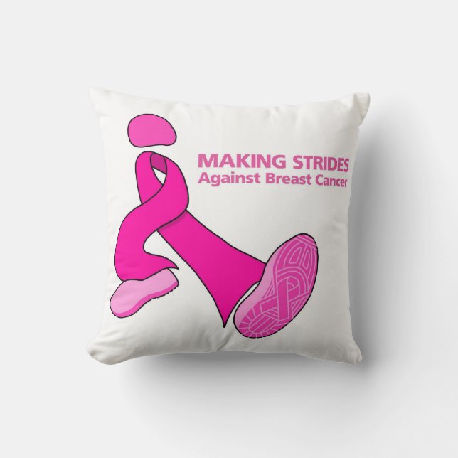 Making Strides Against Breast Cancer Cushion (Front)