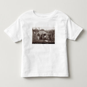 Making Tappa, a native cloth, c.1875 (sepia photo) Toddler T-Shirt