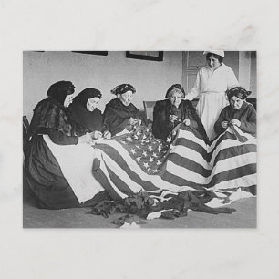 Making the Flag Postcard