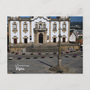 Making the way to Church Viseu Portugal Postcard