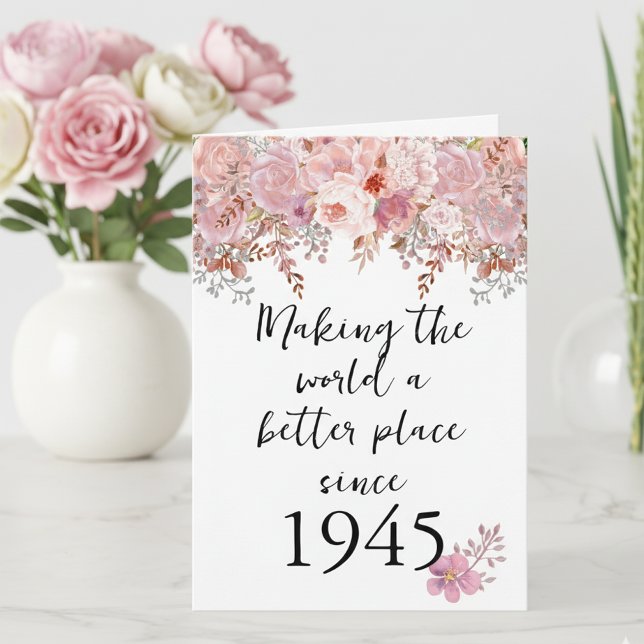 Making the World a Better Place 1945 80th Card (Creator Uploaded)