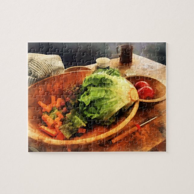 Making Waldorf Salad Jigsaw Puzzle (Horizontal)
