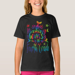 Making Waves In Fourth Grade Mermaid T-Shirt