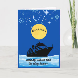 Making Waves This Holiday Nautical Christmas Card