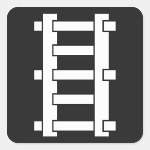 Makino ladder square sticker