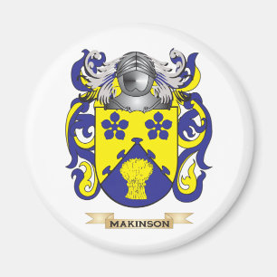 Makinson Coat of Arms (Family Crest) Magnet