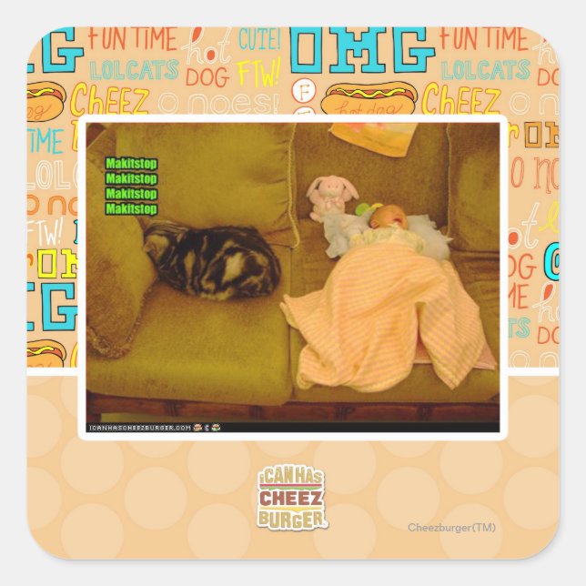 Makitstop Square Sticker (Front)