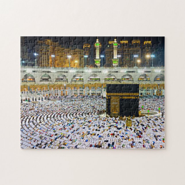 Makkah al-Mukarramah Kaaba Islamic Muslim Jigsaw Puzzle (Horizontal)