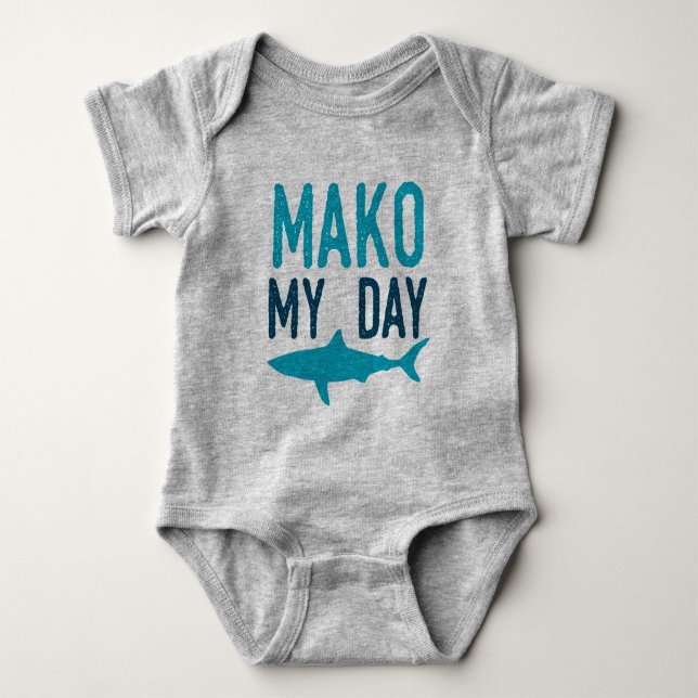 Mako My Day Baby Bodysuit (Front)