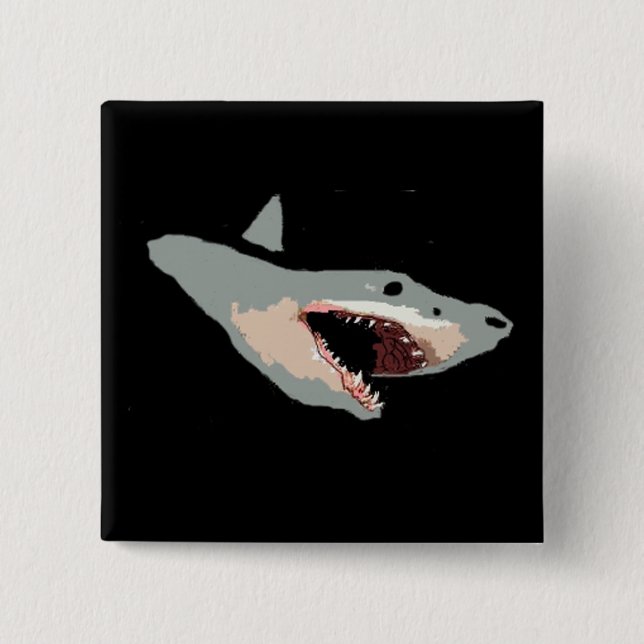 Mako shark button (Front)