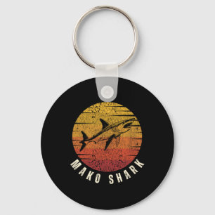 Mako Shark Deep Sea Fishing Ocean Mako Shark Key Ring
