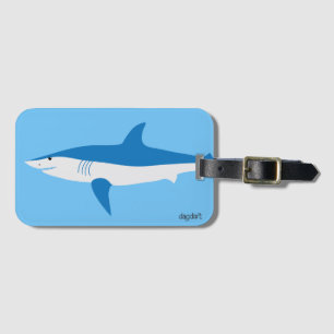 Mako Shark Luggage Tag