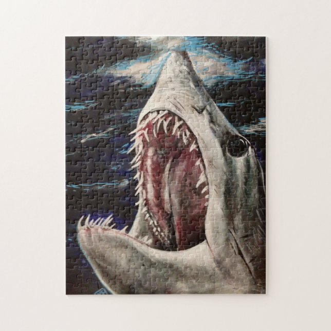 Mako Shark Painting Puzzle (Vertical)