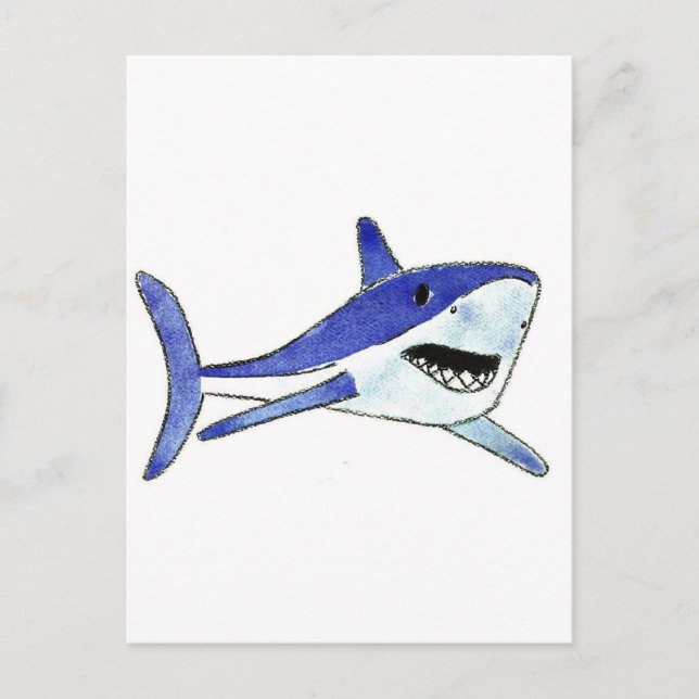 Mako Shark Postcard (Front)