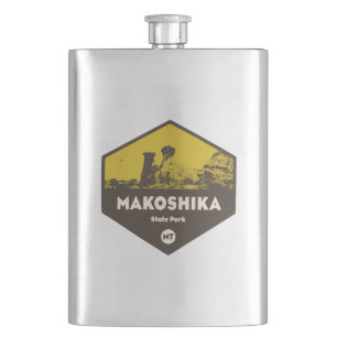 Makoshika State Park, Montana Hip Flask