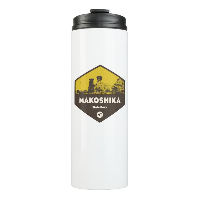 Makoshika State Park, Montana Thermal Tumbler (Front)