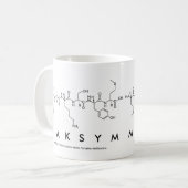 Maksym peptide name mug (Front Left)