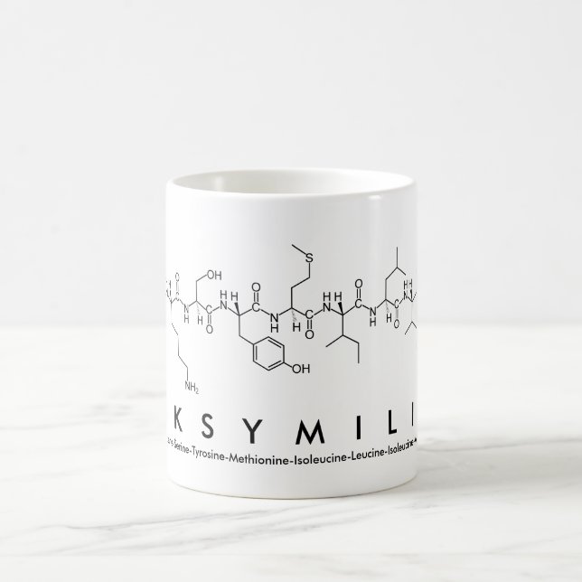 Maksymilian peptide name mug (Center)