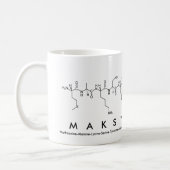 Maksymilian peptide name mug (Left)