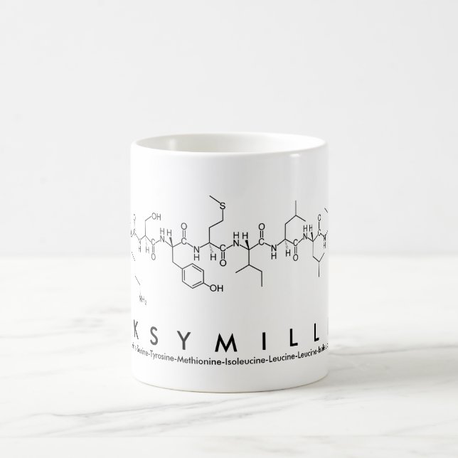 Maksymillian peptide name mug (Center)