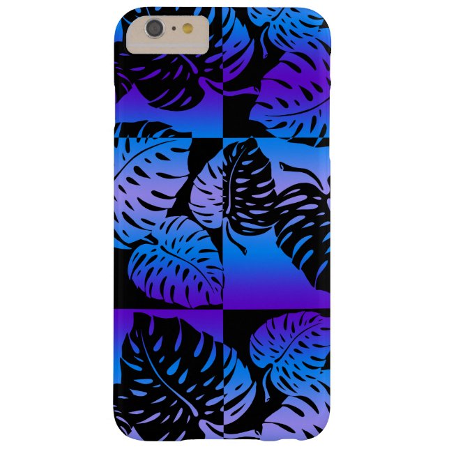 Makua Monstera Hawaiian Striped Blend Case-Mate iPhone Case (Back)