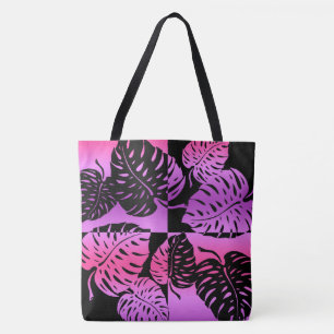 Makua Monstera Tropical Hawaiian Blend Beach Bag