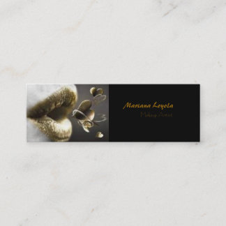 Makup Artist Mini Business Card