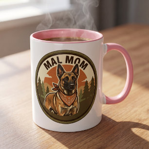 Mal Mum Coffee Mug Belgian Malinois Mum Maligator