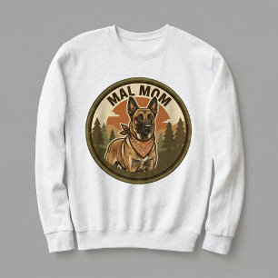 Mal Mum Crewneck Belgian Malinois Dog Mum Gift Sweatshirt