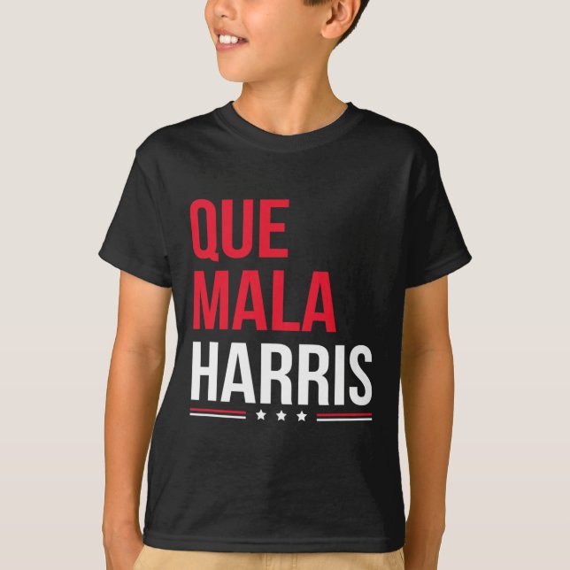 Mala Harris Anti Kamala Harris Joe Biden Border Pr T-Shirt (Front)