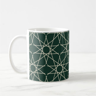 Malachite Bone Geometry Coffee Mug