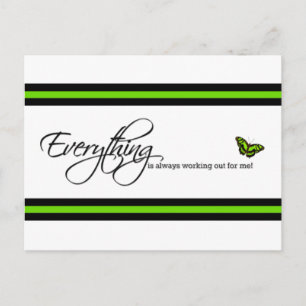 Malachite Butterfly - Everything is always working Postcard