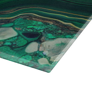 Malachite Cu6CO3(OH)2 Cutting Board