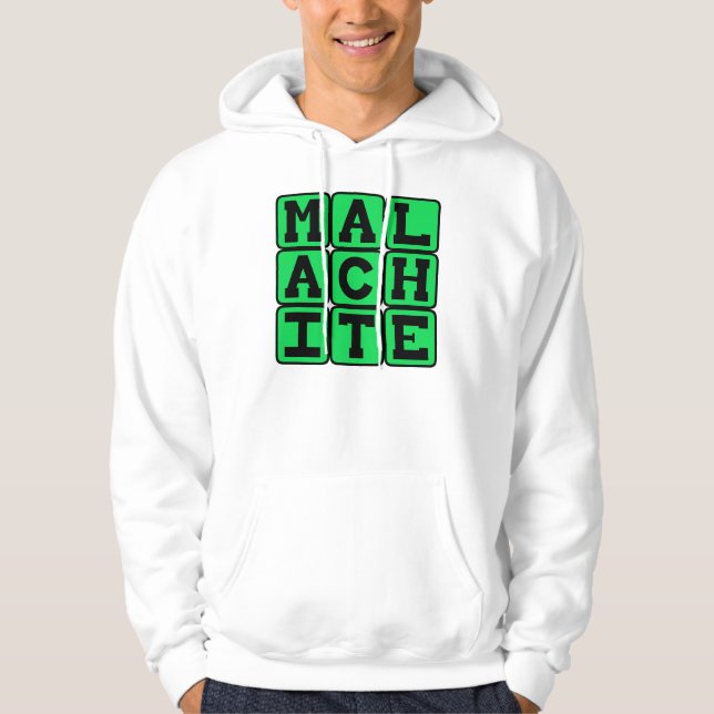 Malachite, Green Colour Hoodie (Front)