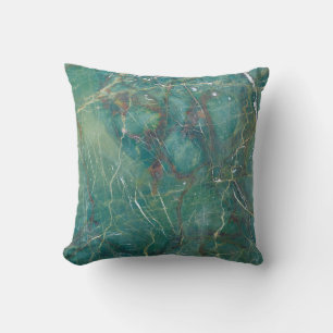Malachite green marble texture, detail structure o cushion