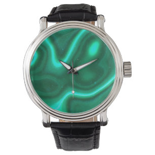 malachite green stone texture natural rock pattern watch