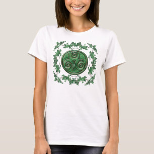 Malachite Ivy Triskel T-Shirt