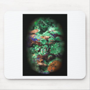 Malachite Lapis Azurite Gems Gemmology Rock Mouse Mat