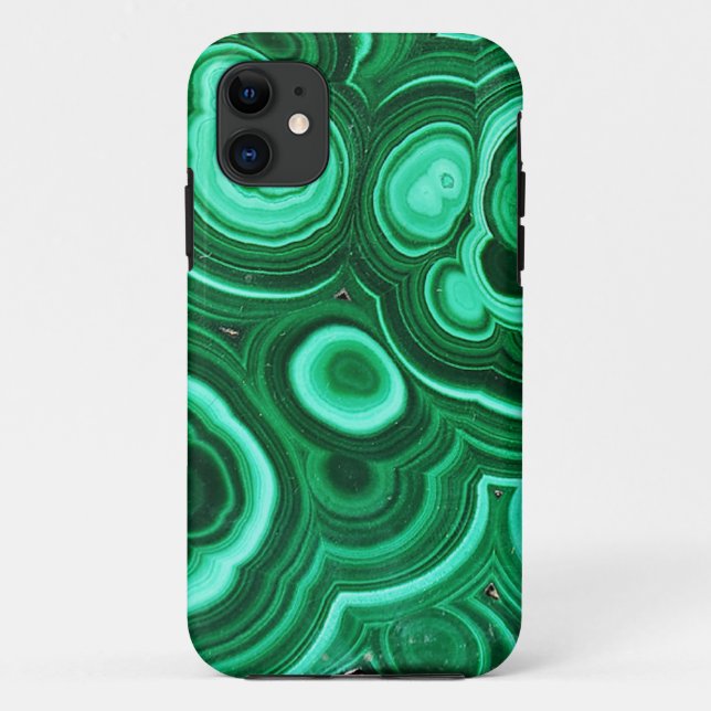 Malachite Pattern iPhone Case (Back)
