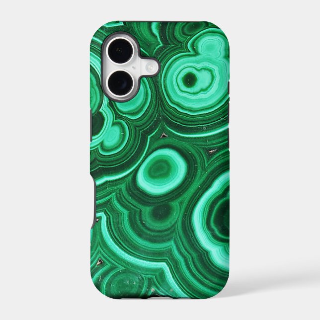 Malachite Pattern iPhone Case (Back)
