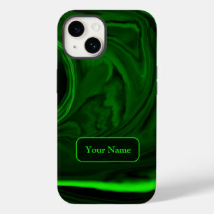 malachite stone green,personalised  Case-Mate iPho Case-Mate iPhone 14 Case