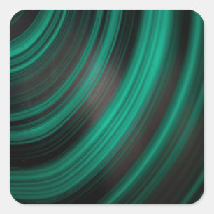 malachite texture square sticker